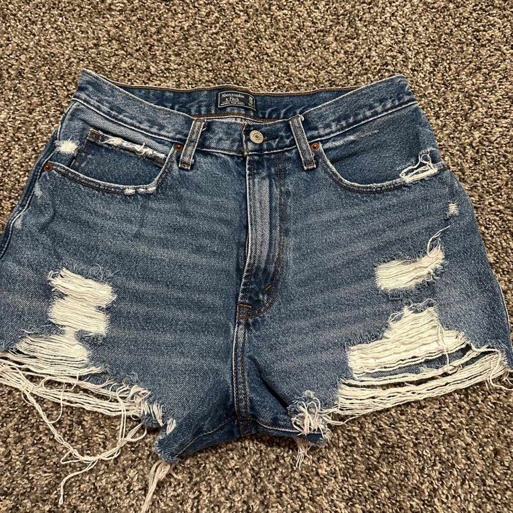 Abercrombie & Fitch high waisted Jean shorts